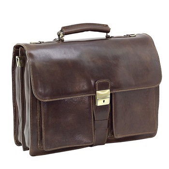 Servieta maro pentru barbati, Suveran, din piele naturala, 4050B Servieta maro pentru barbati, Suveran, din piele naturala, 4050B