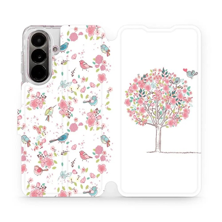 Husa flip Mobiwear pentru Samsung Galaxy A37 5G, suport, multicolor