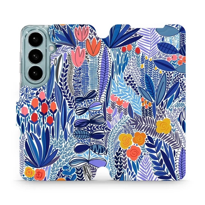 Husa flip Mobiwear pentru Samsung Galaxy S26, suport, multicolor