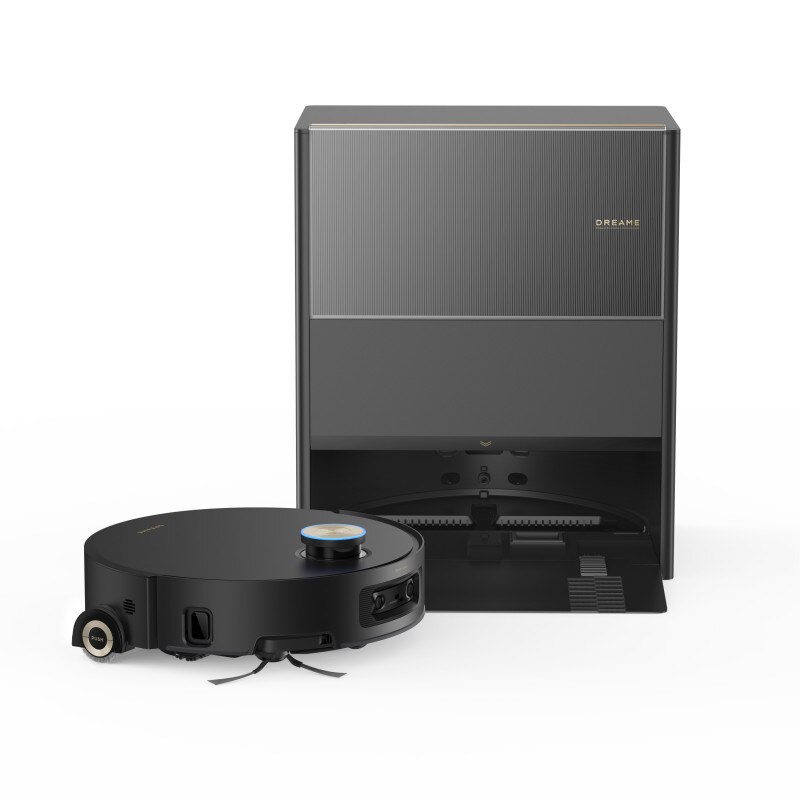 Aspirator robot Dreame Aqua10 Ultra Roller RLH71DE-BK, 30000 Pa, 220 min, Negru, 9,75x35x35 cm