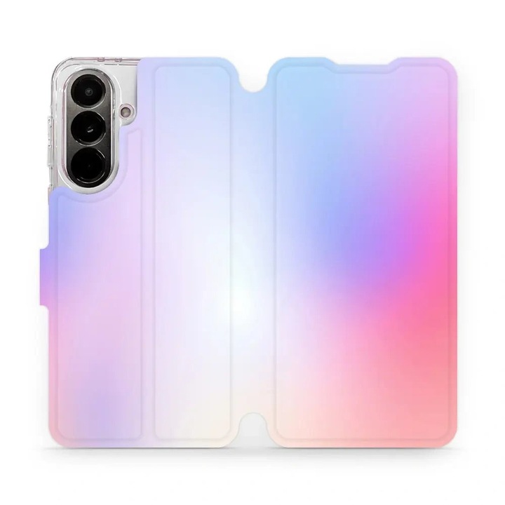 Husa flip Mobiwear pentru Samsung Galaxy A37 5G, suport, multicolor, 10x15x22cm