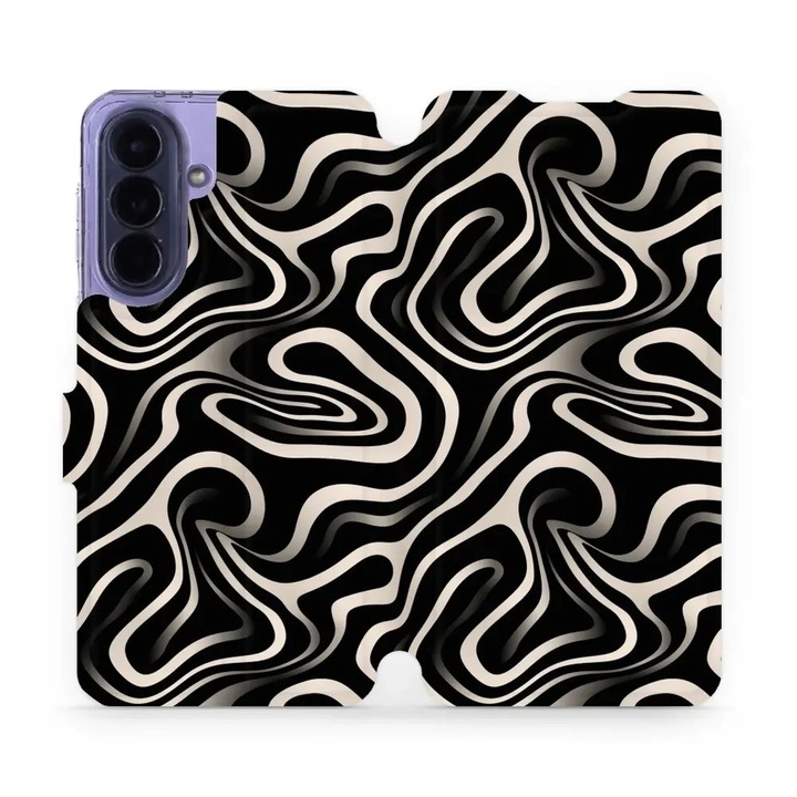 Husa flip Mobiwear pentru Samsung Galaxy A57 5G, suport, design elegant, multicolor