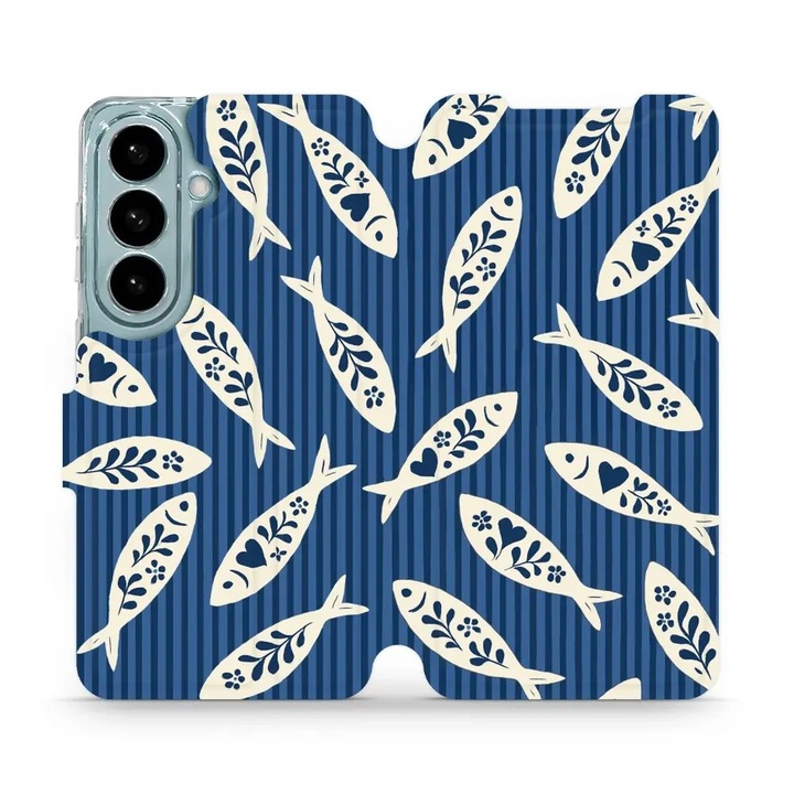 Husa flip Mobiwear pentru Samsung Galaxy S26, design cu animale, inchidere magnetica, multicolor