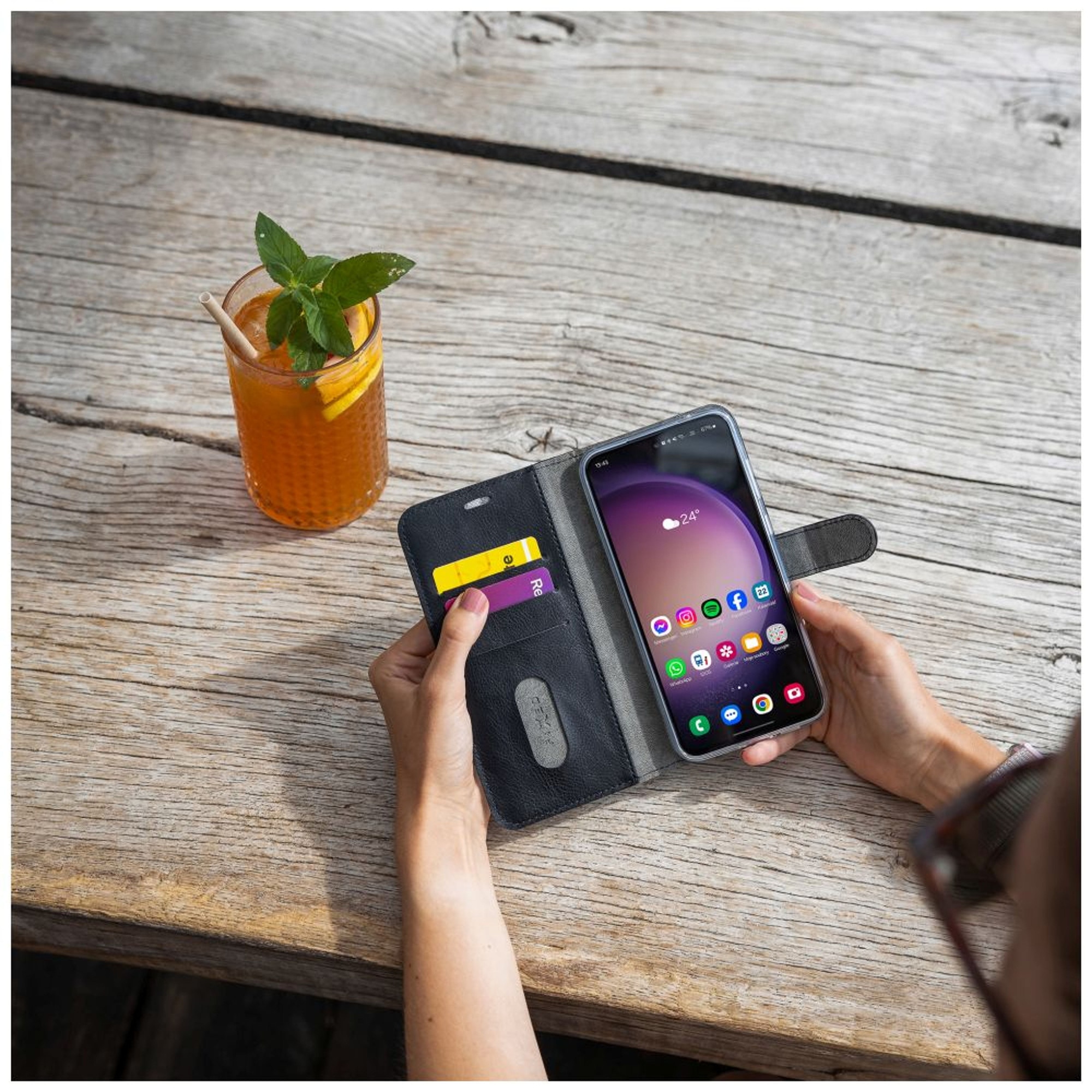 Husa telefon FIXED Opus pentru Xiaomi Redmi 15 4G/5G, neagra, 295955