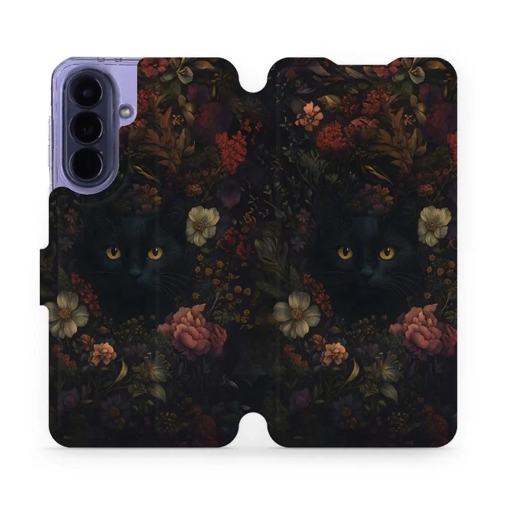 Husa flip Mobiwear pentru Samsung Galaxy A57 5G, suport, inchidere magnetica, multicolor