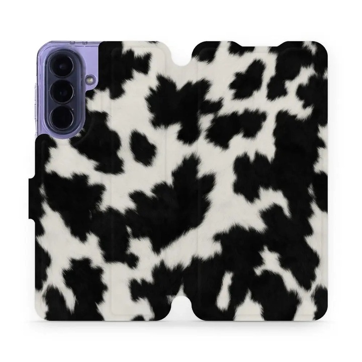 Husa flip Mobiwear pentru Samsung Galaxy A57 5G, multicolor, suport, inchidere magnetica