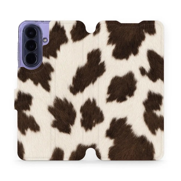 Husa flip Mobiwear pentru Samsung Galaxy A57 5G, multicolor, suport, eleganta