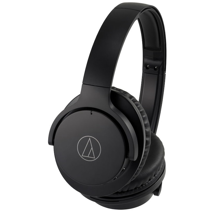 Casti Bluetooth Audio-Technica ATH-CKR7TWBK, Microfon Negru