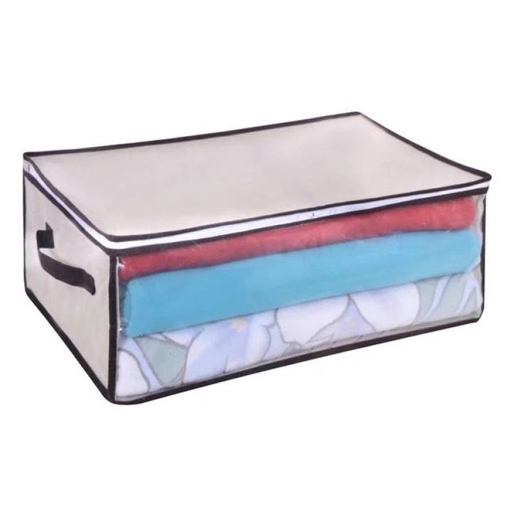 Husa cu Fermoar de Depozitare Imbracaminte 50x35x20cm