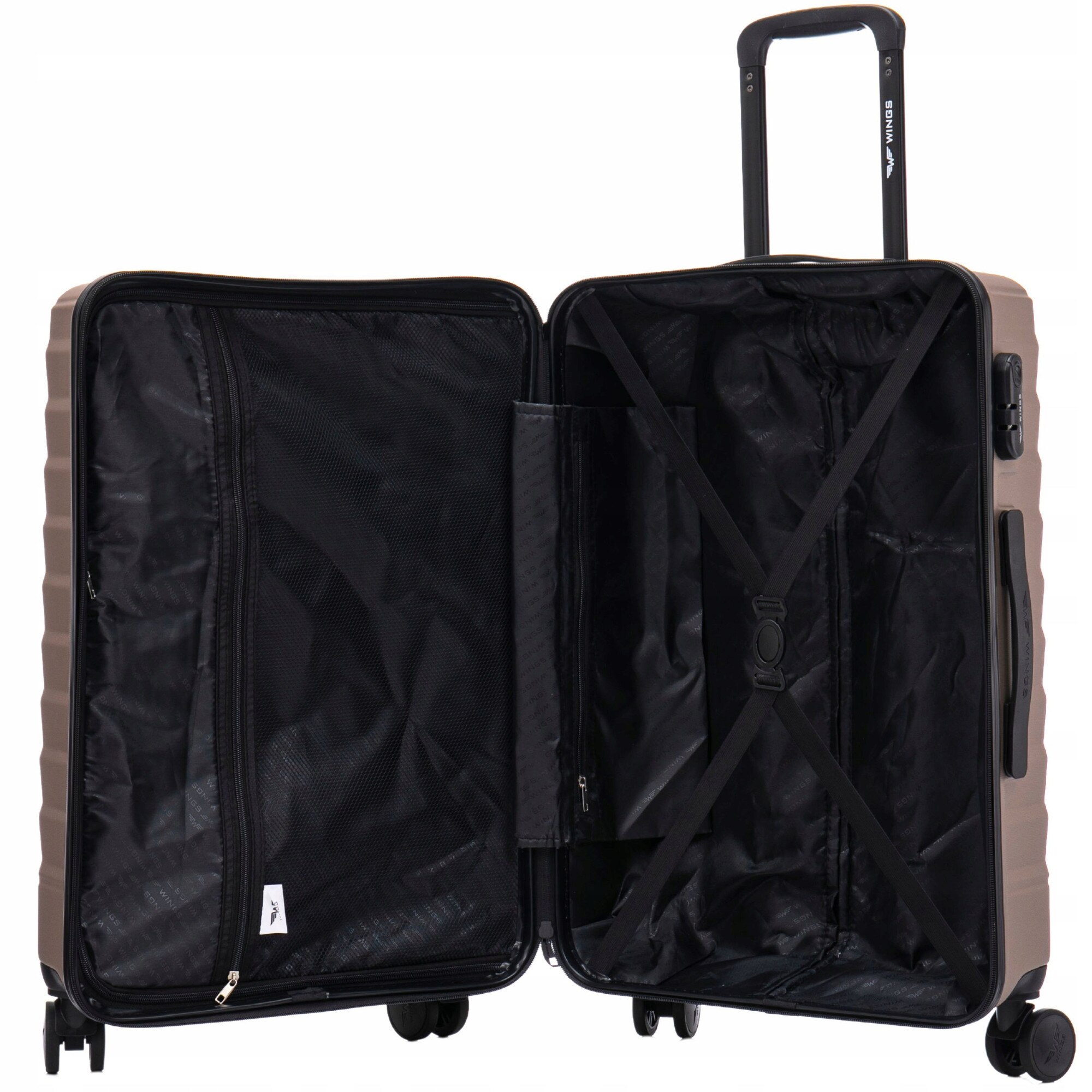 Set Valize Set Valize Wings Peafowl 5 Piese L M S Xs Beauty Case Din Abs+ ...