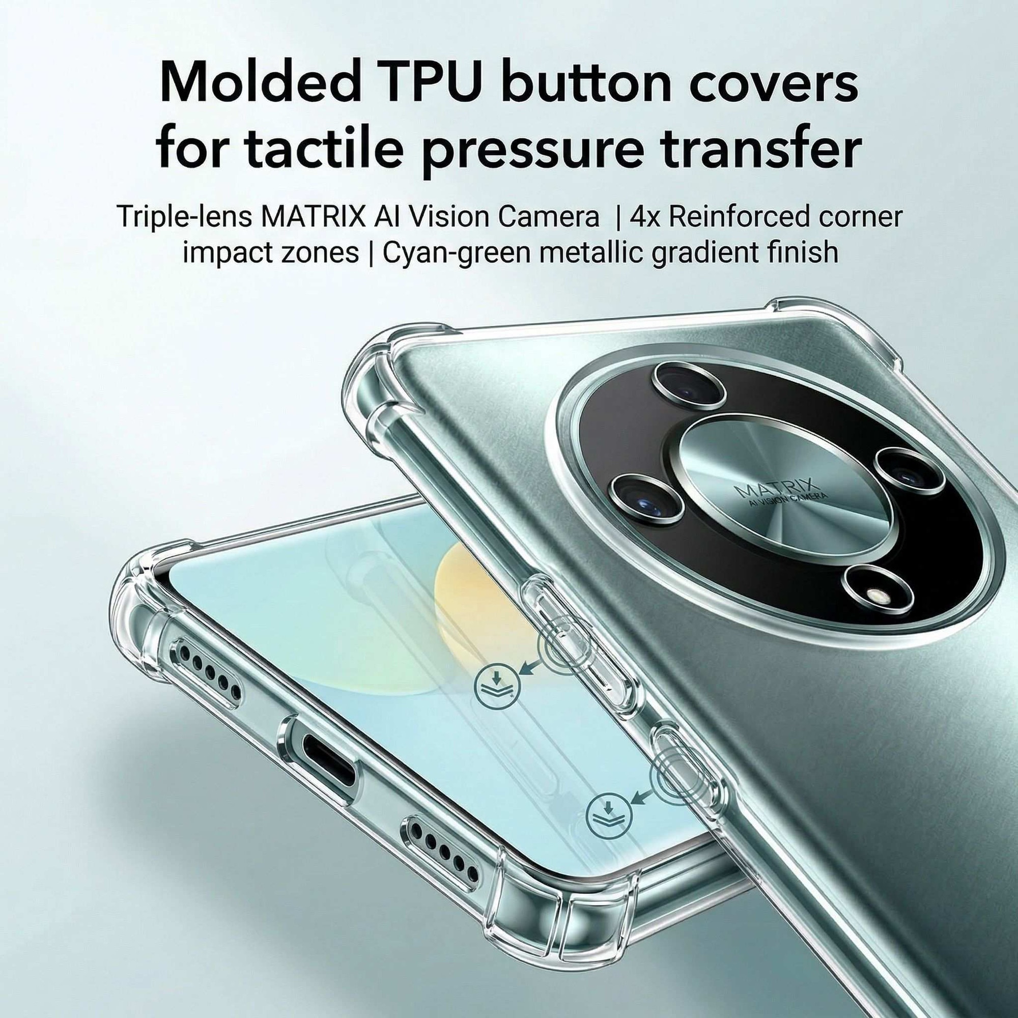 Husa pentru Honor Magic 8 Lite, Silicon TPU, Transparenta, 1.5mm, Protectie Anti-Shock cu 4 Colturi Intarite, Carcasa Protectoare Rezistenta la Socuri si Zgarieturi, Ultra Slim, Crystal Clear