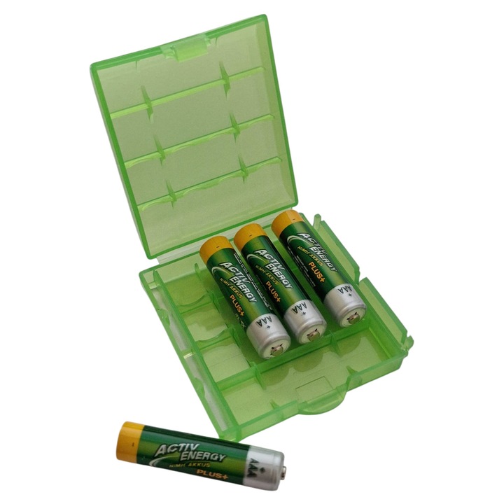 Set 4 acumulatori AAA, 1000 mAh, Ni-MH, 1.2V
