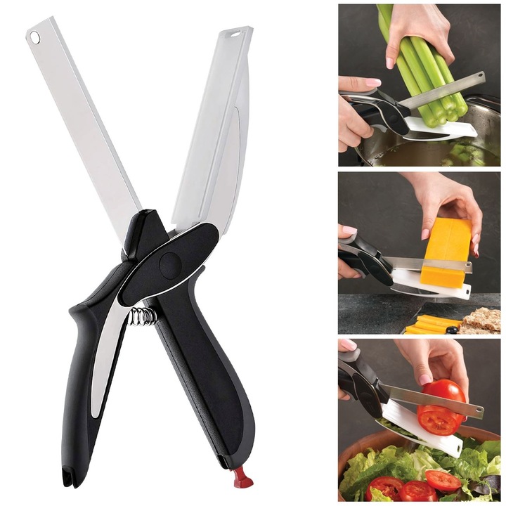 Кухненска ножица с остриета от неръждаема стомана за зеленчуци 24см