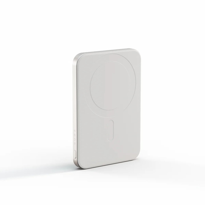 Powerbank Zens Pro 1, 10.000 mAh, vezeték nélküli, fehér