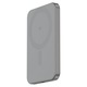 Powerbank Decoded Ultra Slim 5000 mAh, Wireless, MagSafe și Qi2, Titanium, 8.75mm