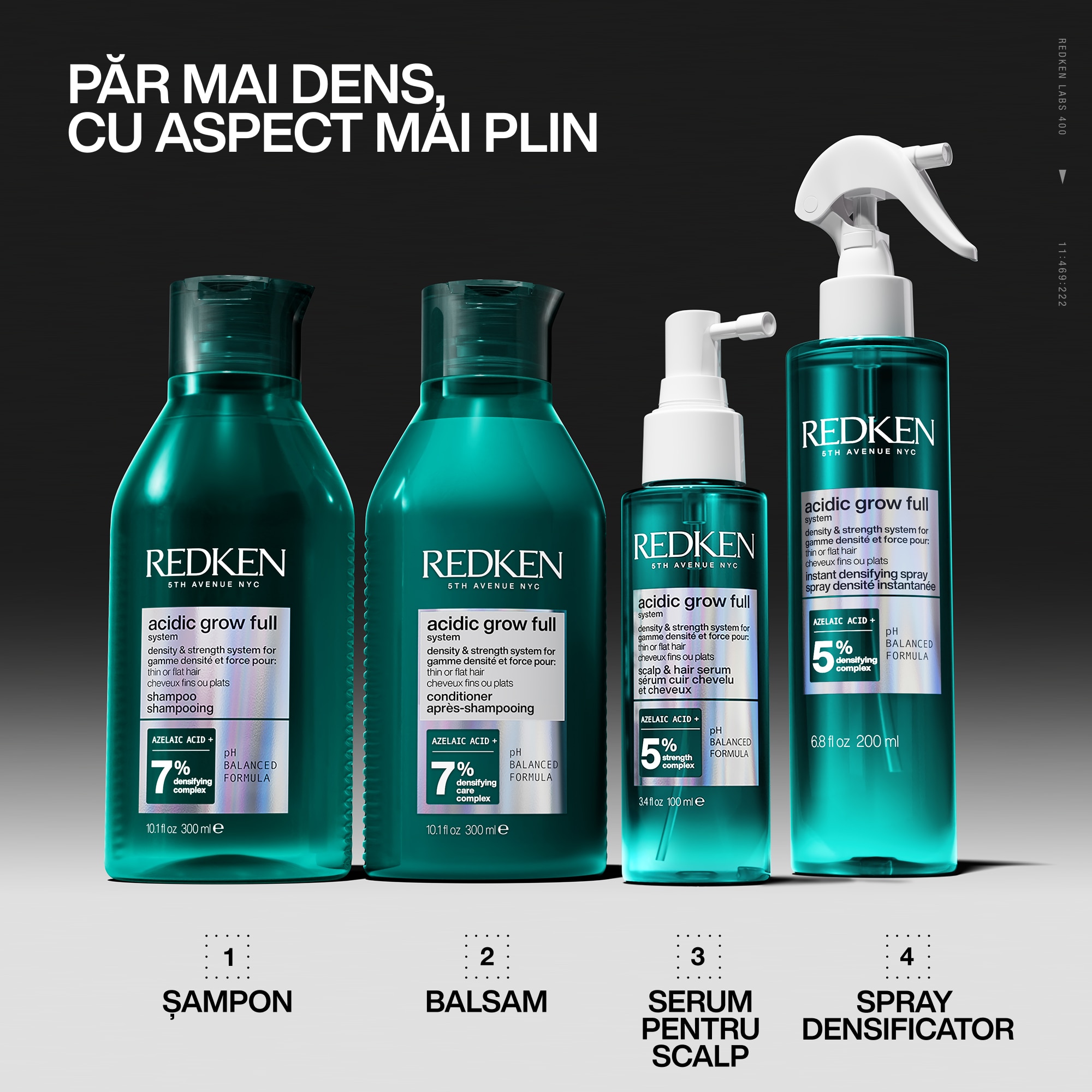 Spray Redken Acidic Grow Full System instant densificator si