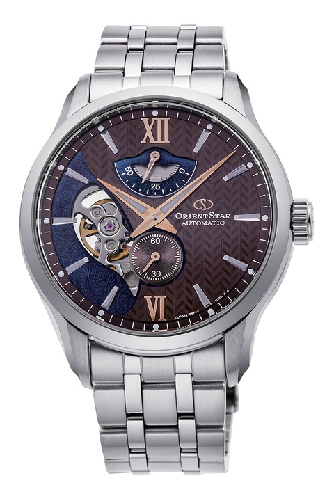 ORIENT, Ceas automatic din otel inoxidabil, Argintiu