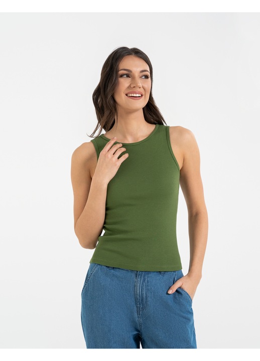 Maiou dama Moraj, bumbac, Verde