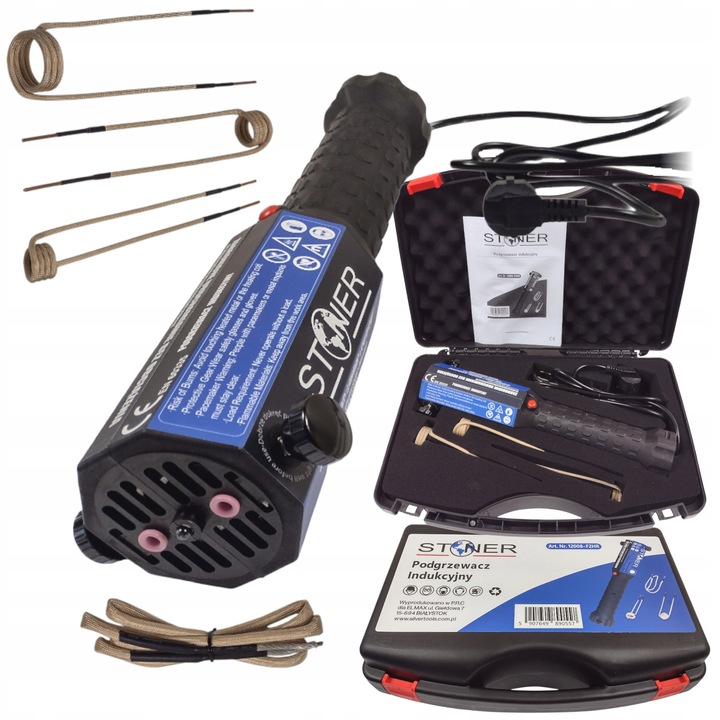Incalzitor inductiv Stoner, 4 bobine, 230V, pentru suruburi si piulite