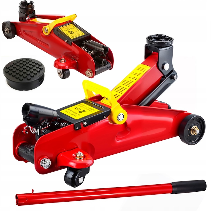 Elevator auto Ondragon, 2 tone, inaltime maxima 295 mm, greutate 8 kg, cu roti, constructie robusta