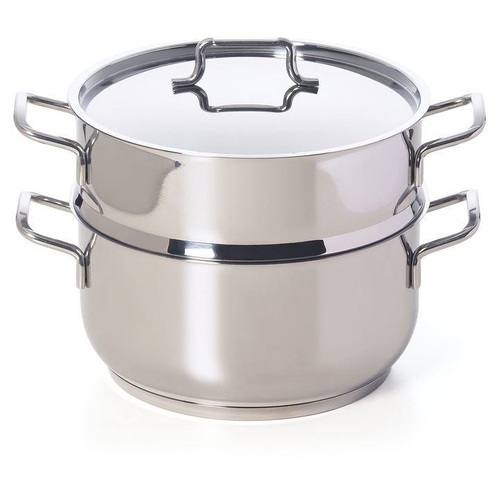 Aparat cu abur Soul Kitchen Cooking Light Plus argintiu