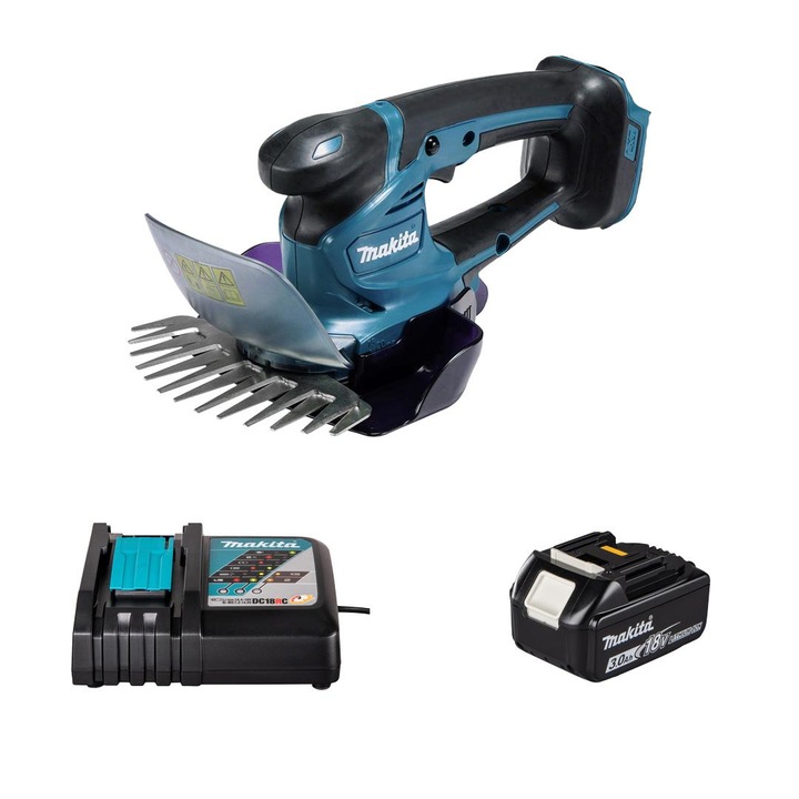 Foarfeca de tuns iarba si gard viu Makita DUM604RFX1 18V 160mm, acumulator 3Ah