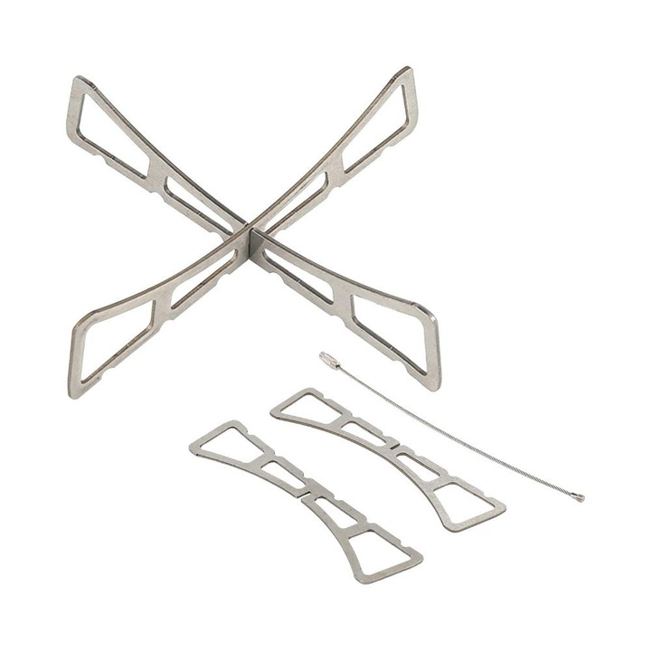 Suport Inaltator din Inox FONIX, cu Picioruse Fixe, Argintiu, 30x45cm