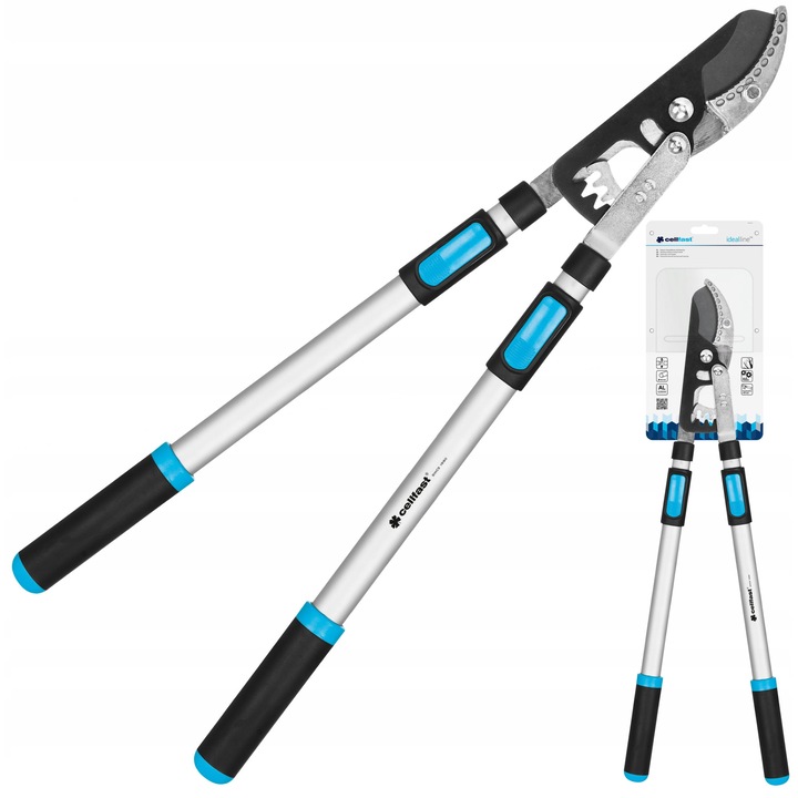 Foarfeca de gradinarit telescopica, 70-101cm, 45mm, aluminiu, set