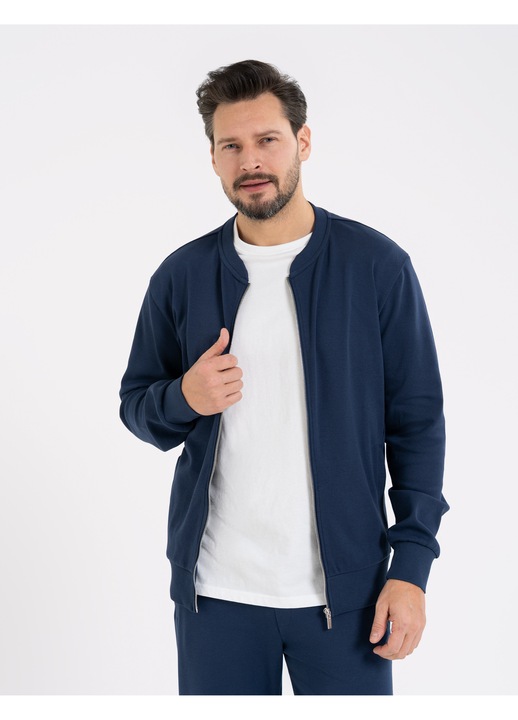 Jacheta barbati, Moraj, tip bomber, bleumarin