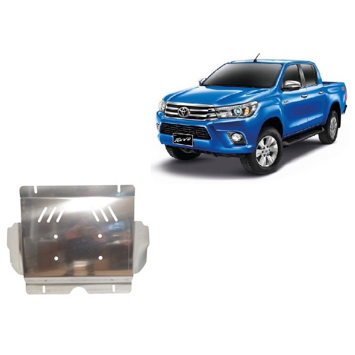 Scut motor din aluminiu Toyota Hilux Revo ( 2016 - 2026 )