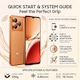 Telefon mobil Blackview Wave 7C, Android 16, 16GB+64GB(2TB TF),6.56"HD+ IPS,32MP+13MP, Unisoc Tiger T310,5000mAh/IP54/WiFi 5G/Face ID/2 SIM, NFC nu este acceptat, portocale