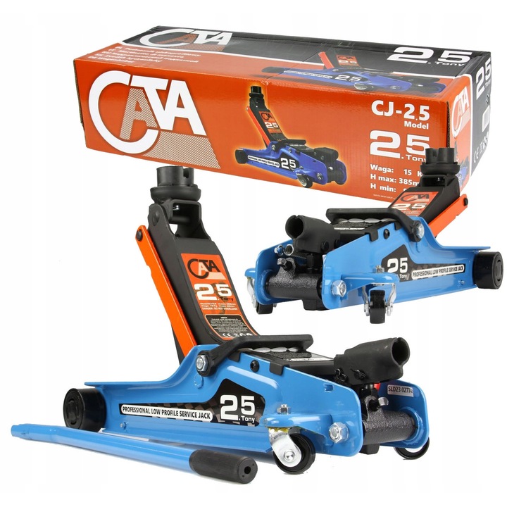 Elevator niskoprofilat CATA 2,5T, inaltime minima 90mm, inaltime maxima 410mm, set complet