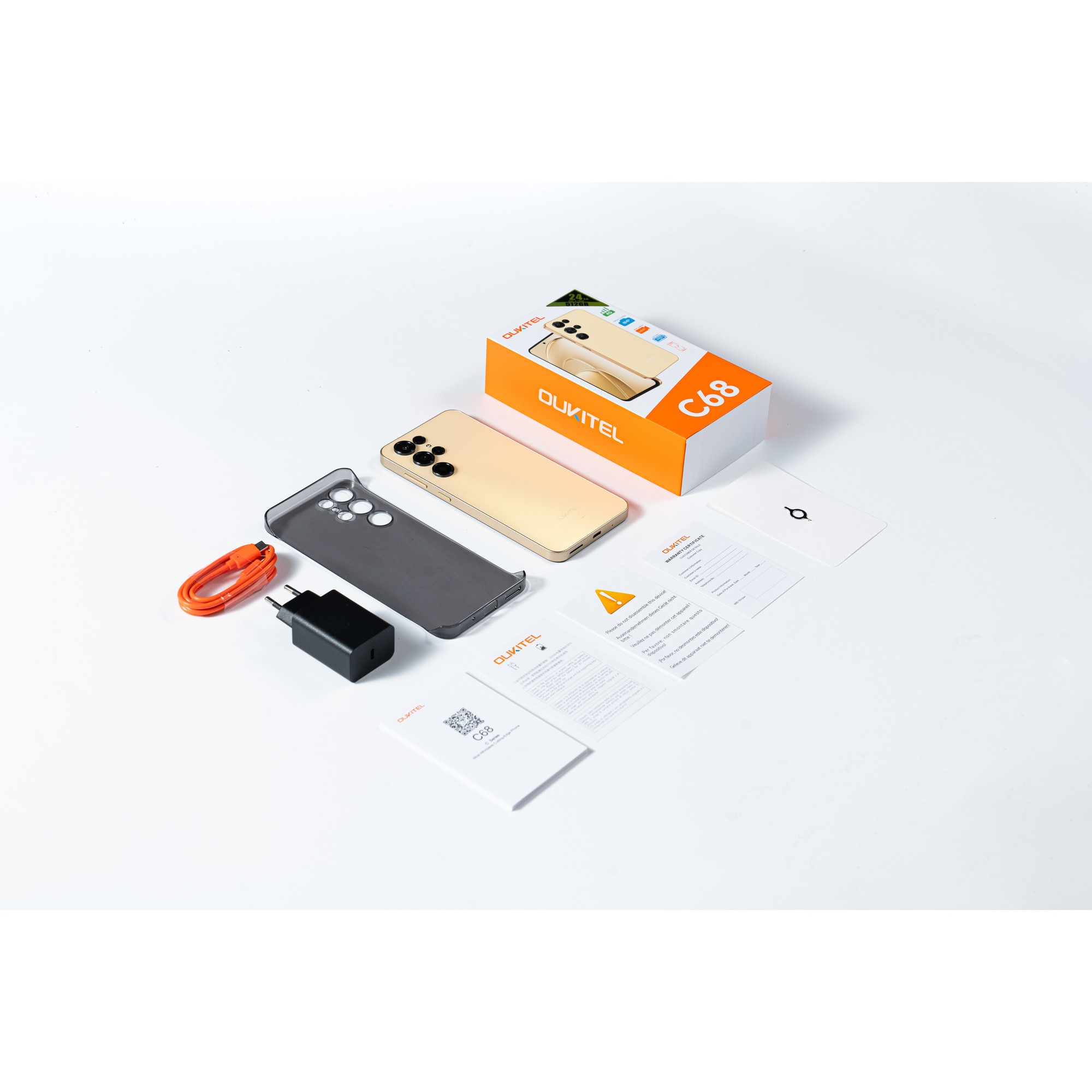 Telefon Oukitel C68, 7.2", 128GB, 4GB, 6000mAh, Roz