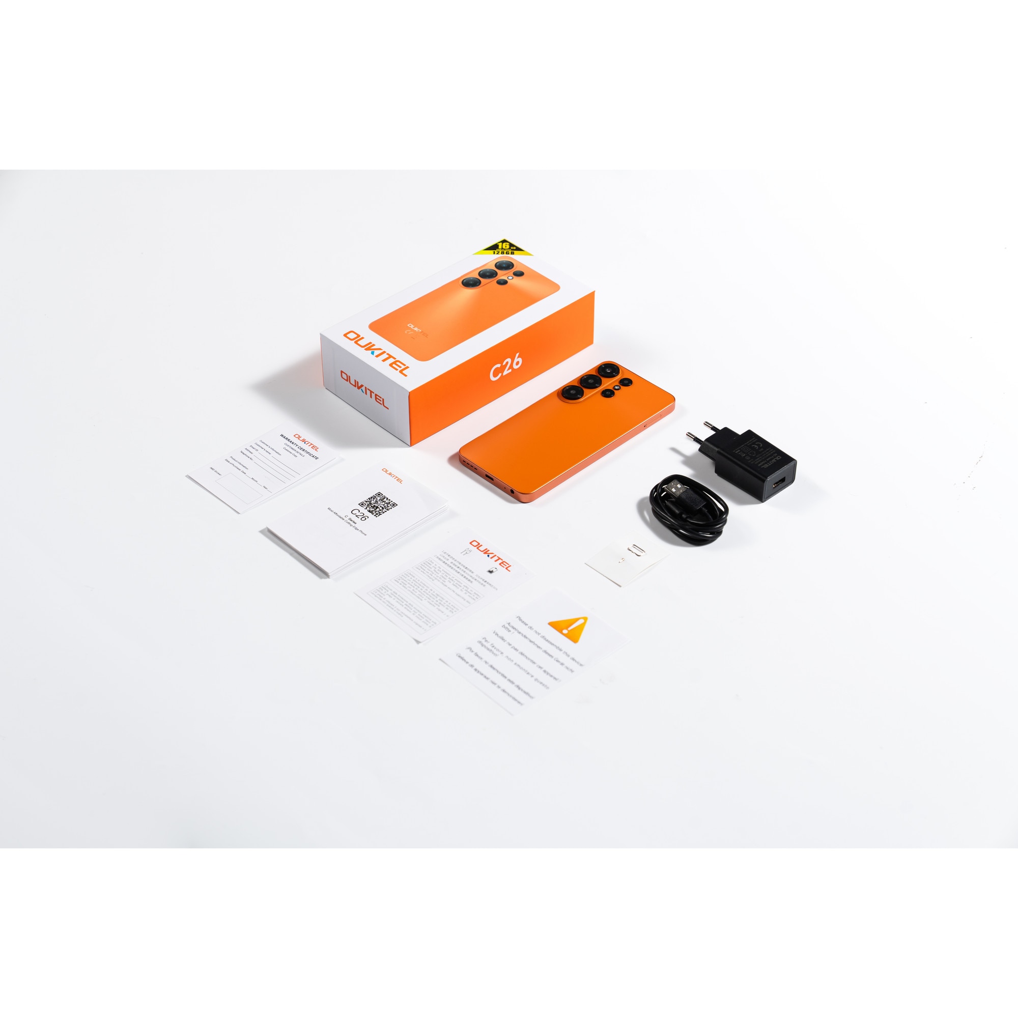 Telefon Oukitel C26, 6.63", 128GB, 4GB, mov, Dual SIM