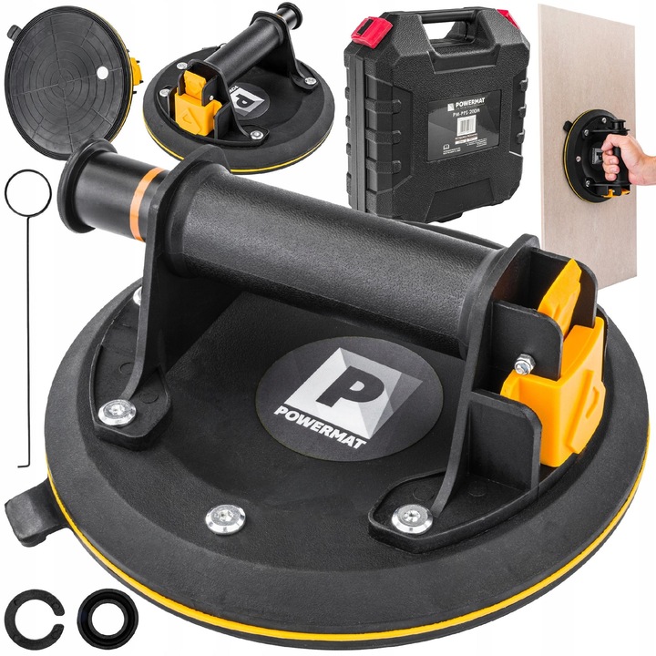 Priza vida cu pompa, 190 kg, 200 mm, set complet, accesorii incluse