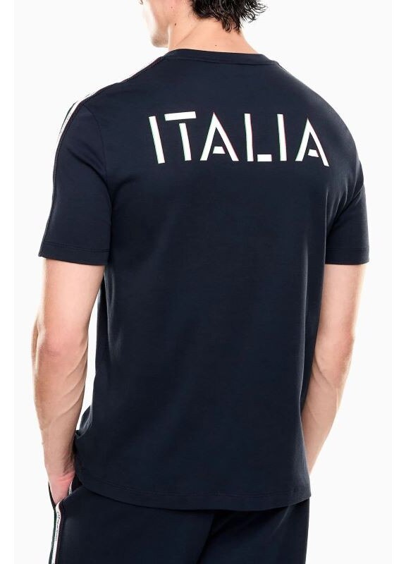 Tricou barbati EA7 TRAIN ITALIAN SPIRIT M TEE SS CO ST, Bumbac