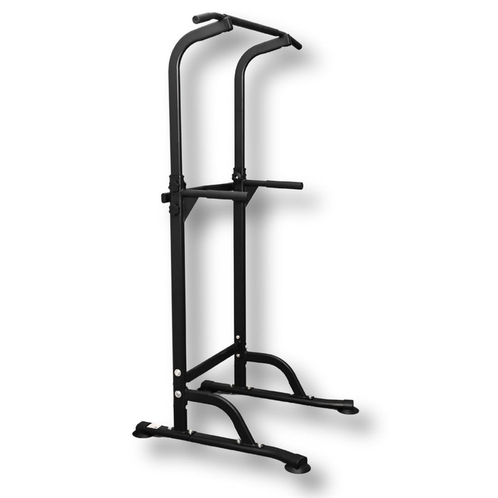 Bara tractiuni si dipuri Asato, reglabila 168-208cm, otel, 150kg, negru