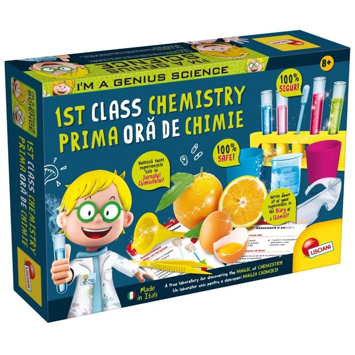 Set educativ de stiinta, Prima ora de chimie, Pentru copii