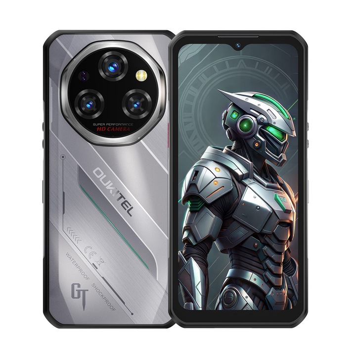 Telefon Oukitel P1, 4G, 256GB, 8GB, 6.7", Mov