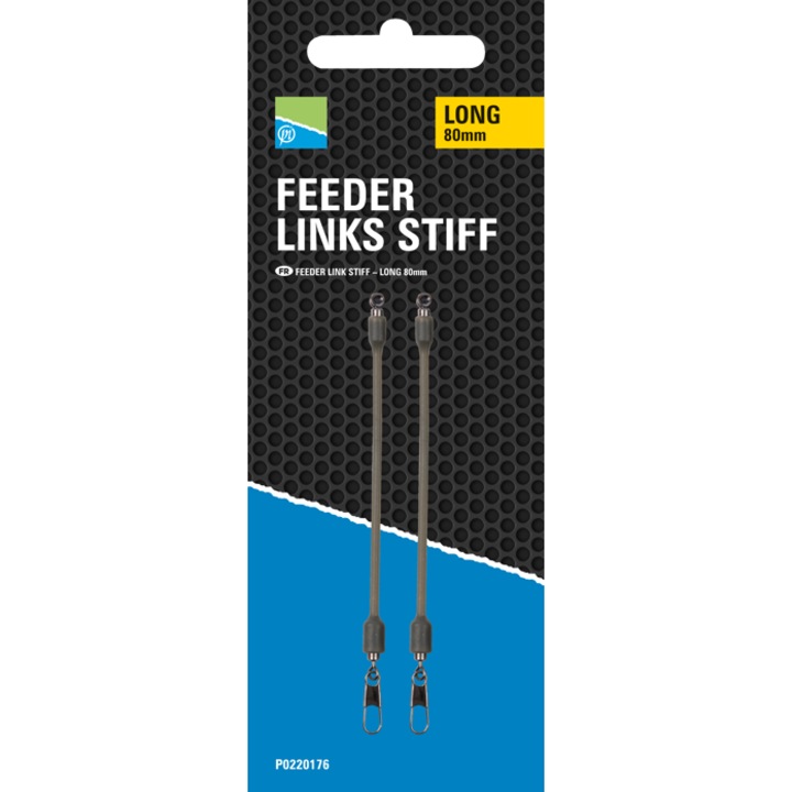 Conector feeder Preston Feeder Links Stiff, rigid, 8cm, set 2 bucati
