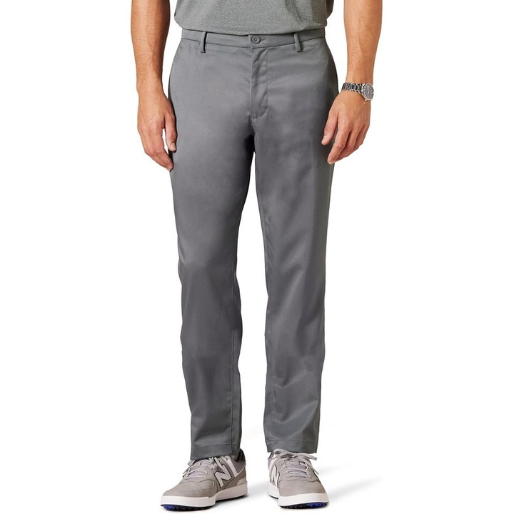 Pantaloni de golf elastici Amazon Essentials pentru barbati, croiala atletica, gri, marime 28W/29L