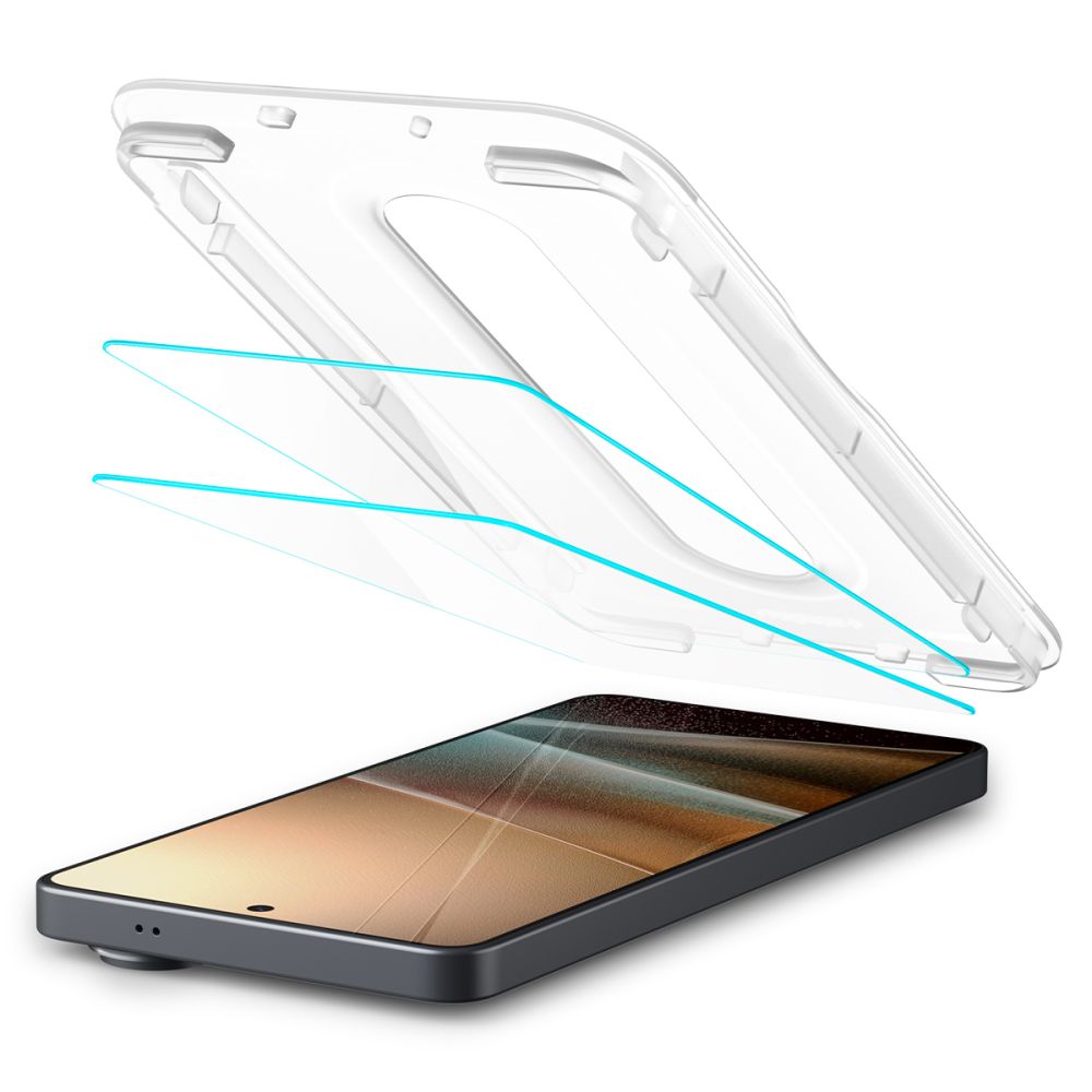 Set 2 folii sticla securizata Spigen Glass.tR EZ Fit Pro Anti Reflexion compatibile cu Samsung Galaxy S26 Ultra, Transparent