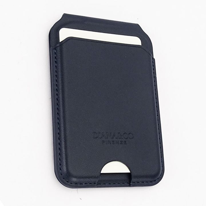 Port card cu blocare RFID, Suport ajustabil si Oglinda B-DSF991-3 07 inchis, Bleumarin inchis, 10x6.5x1
