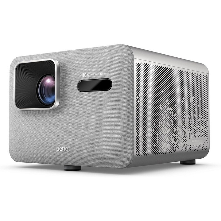 Videoproiector BenQ TK705STi, DLP, UHD, 3840x2160, 3000 ANSI lm, HDMI, Google TV, AirPlay, Bluetooth 5.2, Boxe, 16:9, Gri