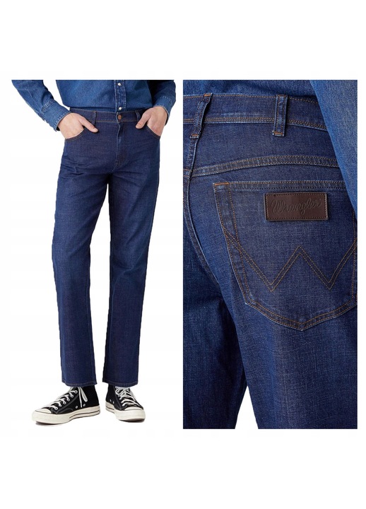 Kék pamut hosszú farmer, Kék