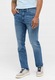 Blugi Barbati, Mustang, Washington Straight, Straight Fit, Talie Medie, 5 Buzunare, Fermoar, Lungi, Bumbac, W34-L32 US, Albastru