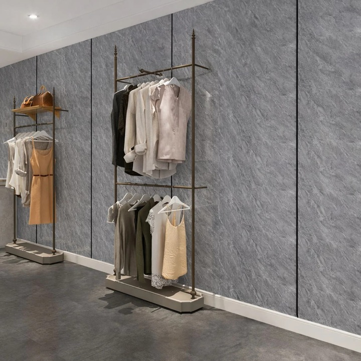 Szürke Öntapadós Márványhatású Falburkolat 60x30cm - 6db