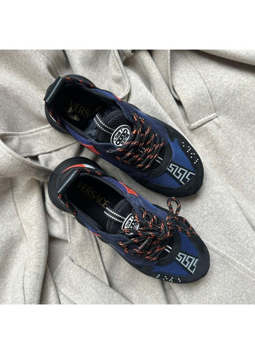 Pantofi Sport Versace Chain Reaction V3 Negru-Albastru-Rosu, 43 EU