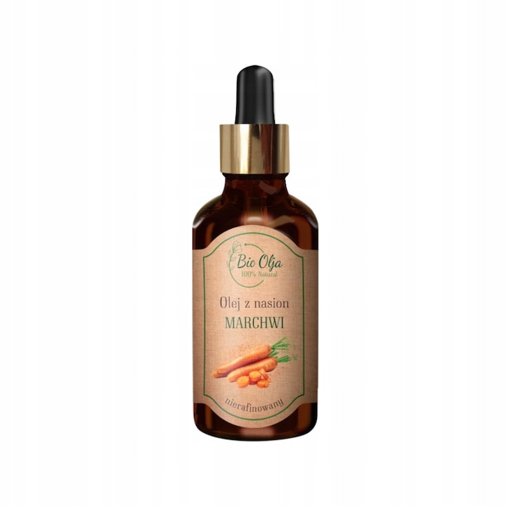 Ulei cosmetic, BioOlja, ulei din seminte de morcov, 100% natural, 50 ml