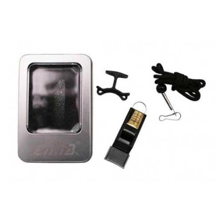 Fluier de frecvență, Softee, negru, set pentru antrenamente, utilizare ușoară